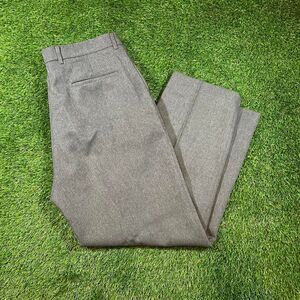 VTG Levi Strauss & Co. Action Slacks gray straight leg pleated trousers (36x29)